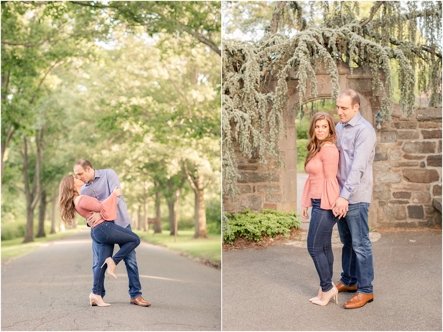 engagement photo at skylands manor