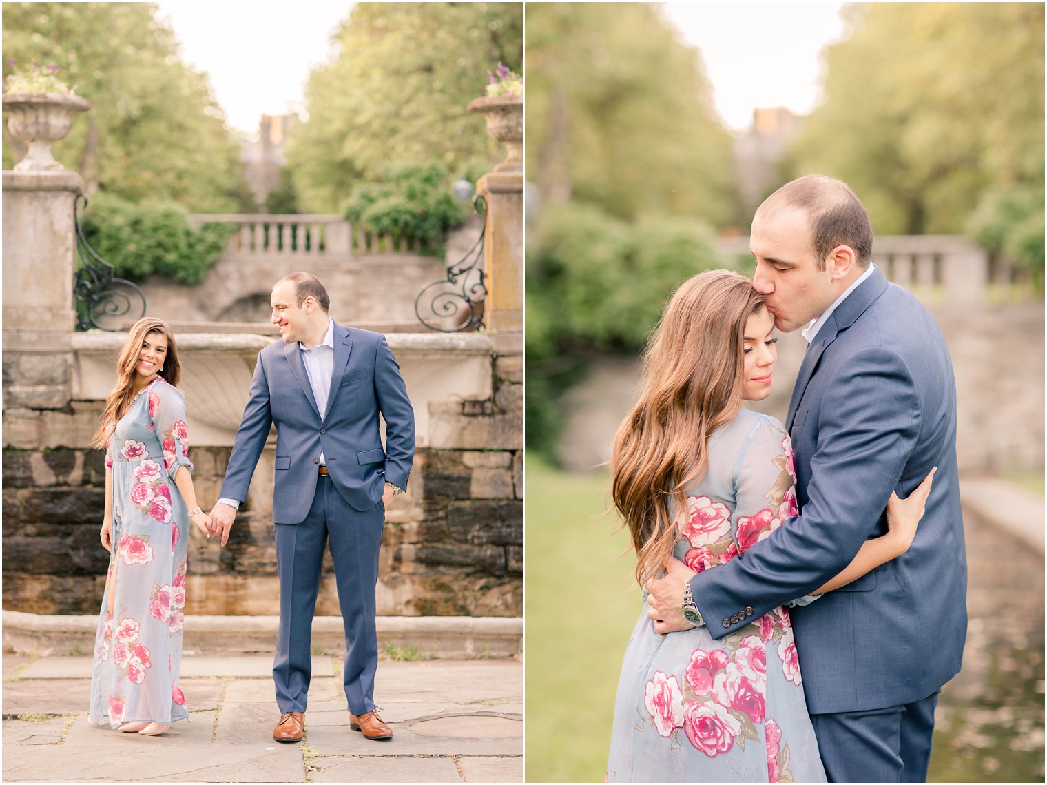 engaged couple at Skylands