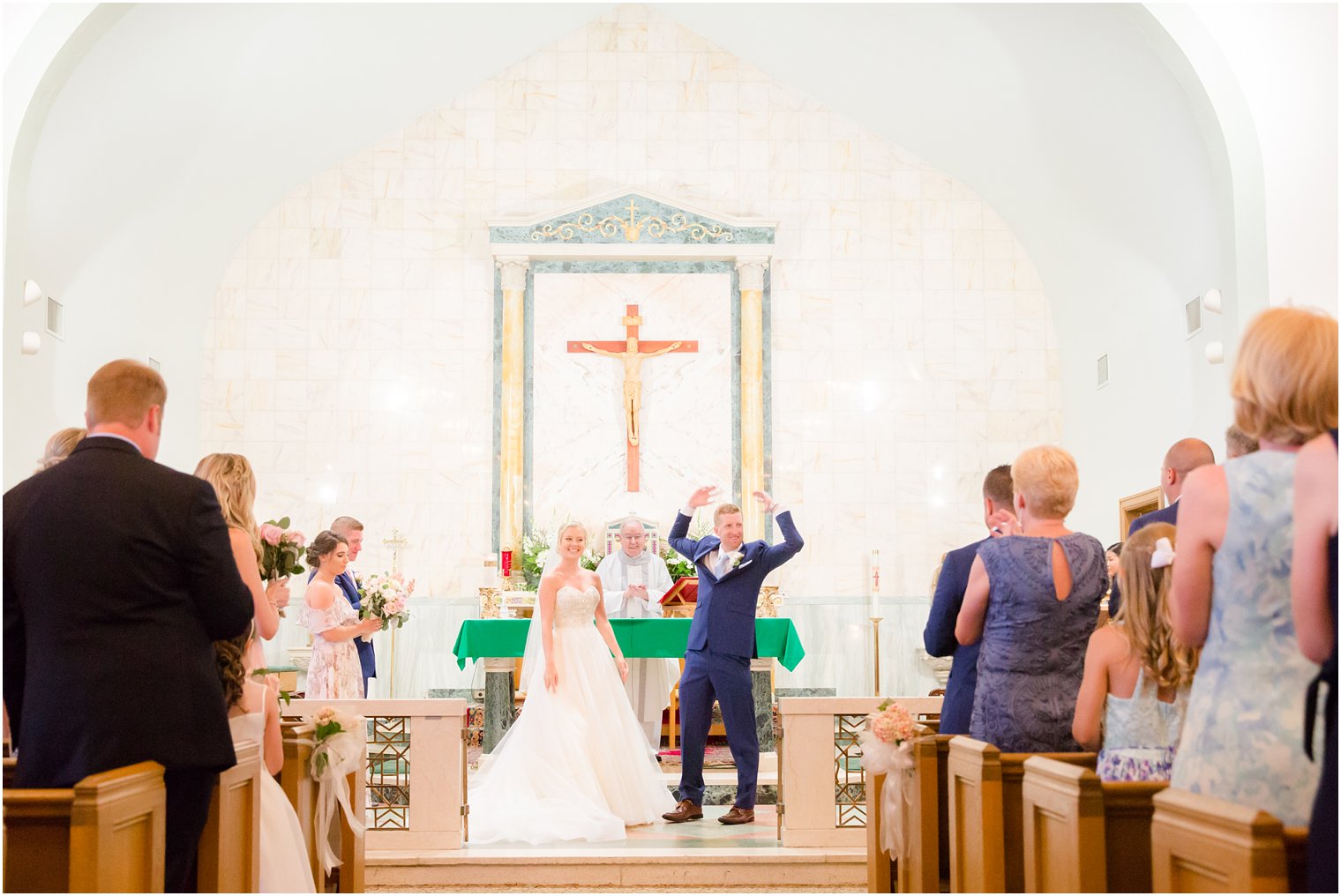 wedding ceremony at St. Mark's in Sea Girt, NJ