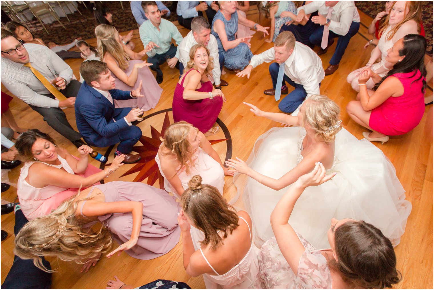 wedding reception dancing at Crystal Point Yacht Club