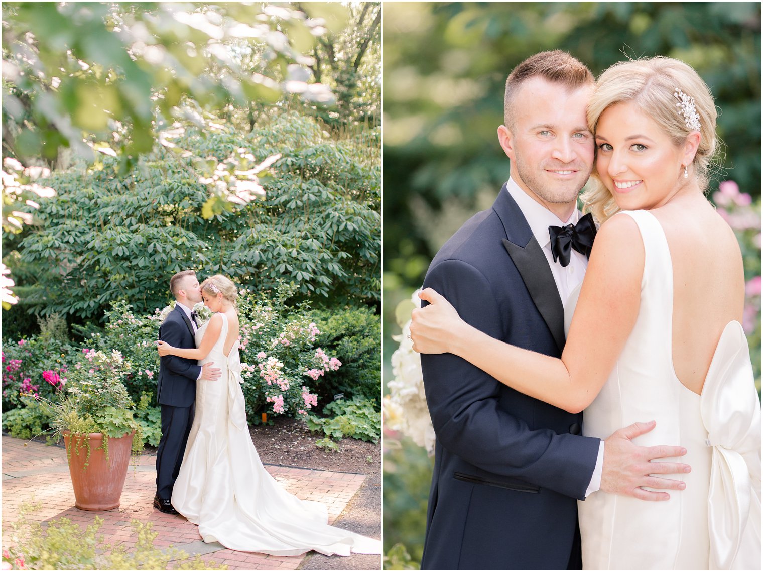 wedding portraits at Frelinghuysen Arboretum 