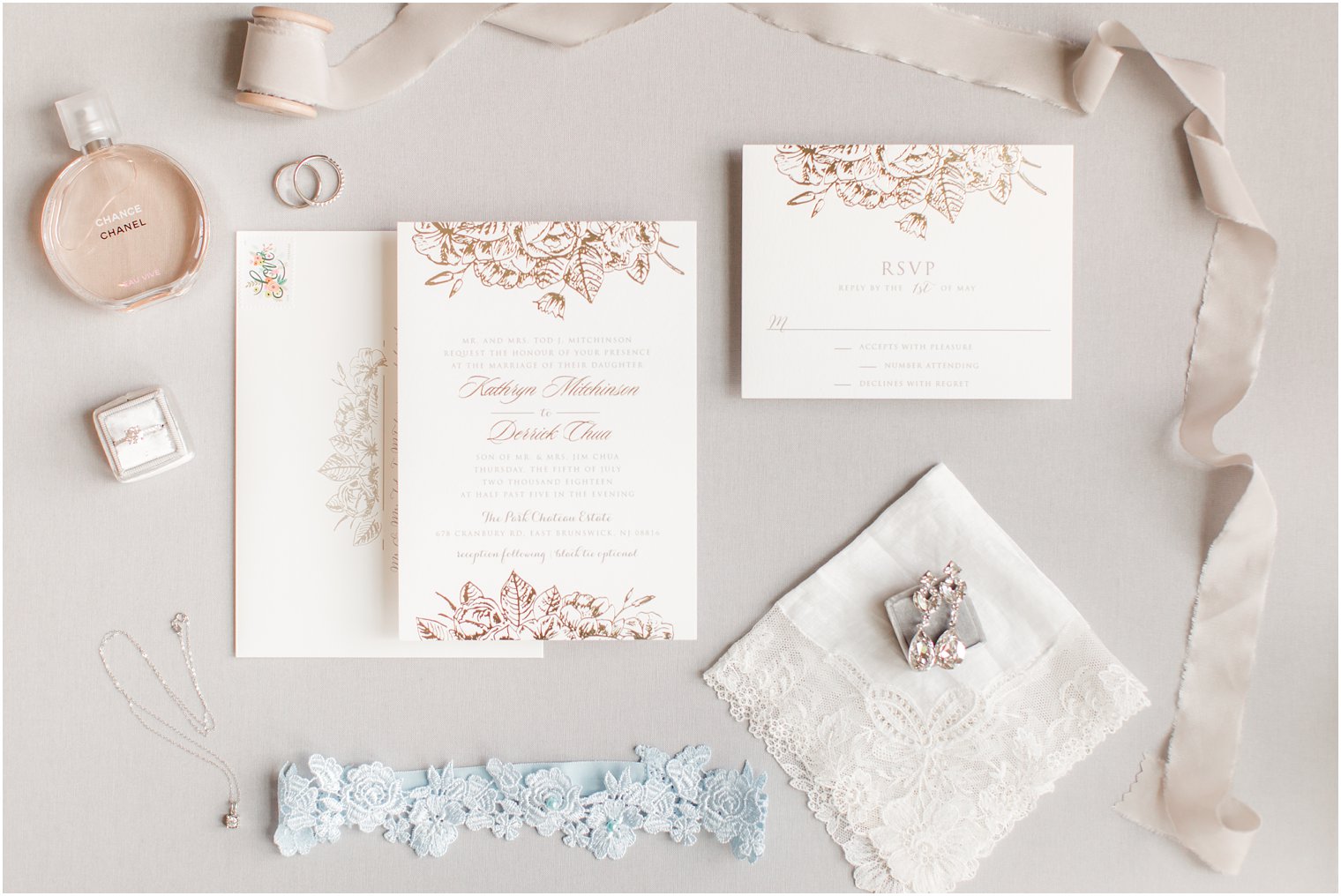 Wedding invitation by Minted