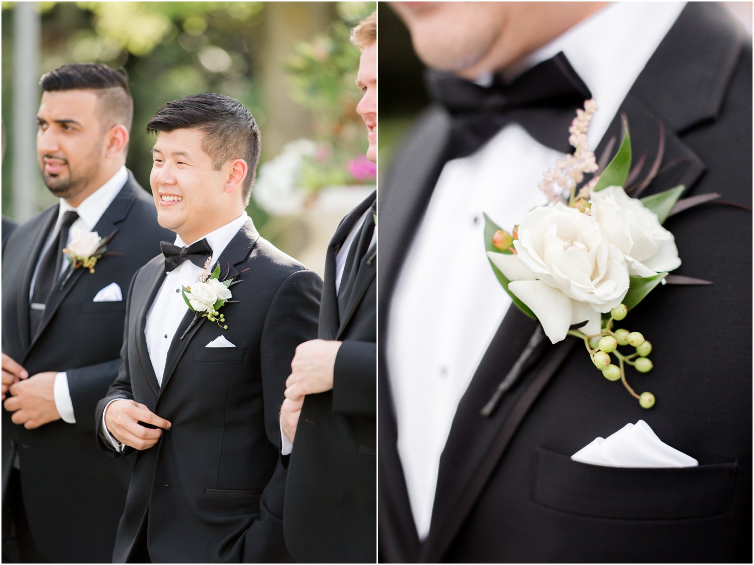 groom's boutonniere from Petal Pushers Magnolia