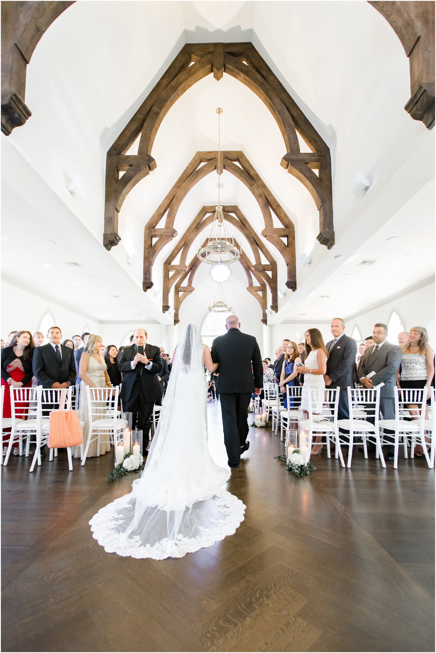 Wedding ceremony at Park Chateau Estate chapel