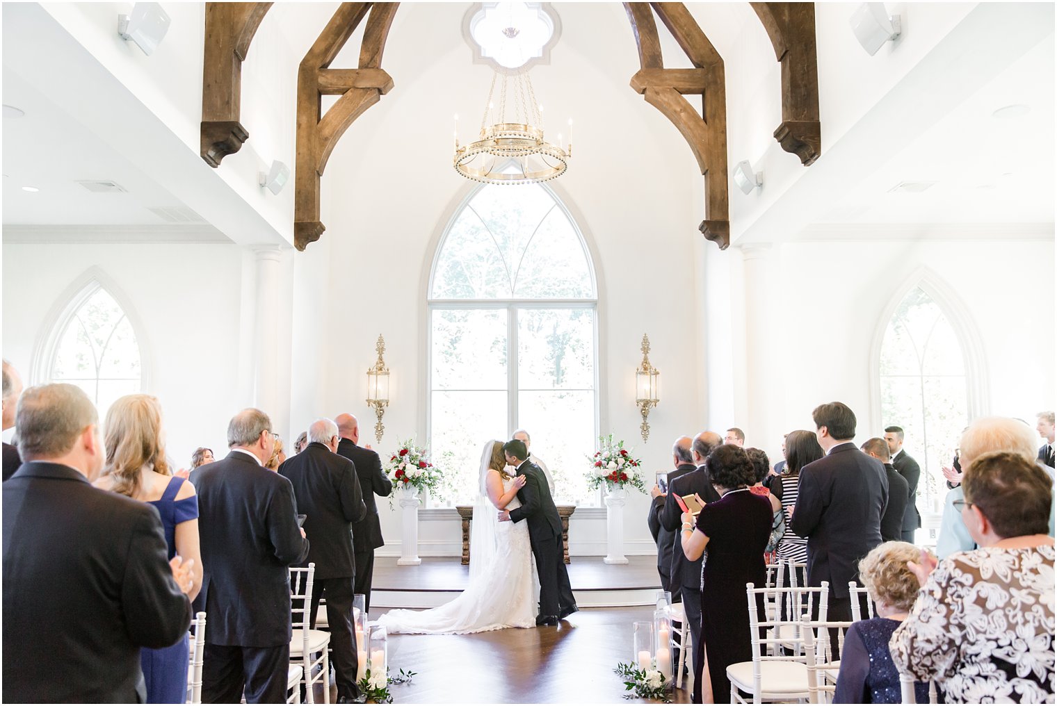 Wedding ceremony at Park Chateau Estate chapel