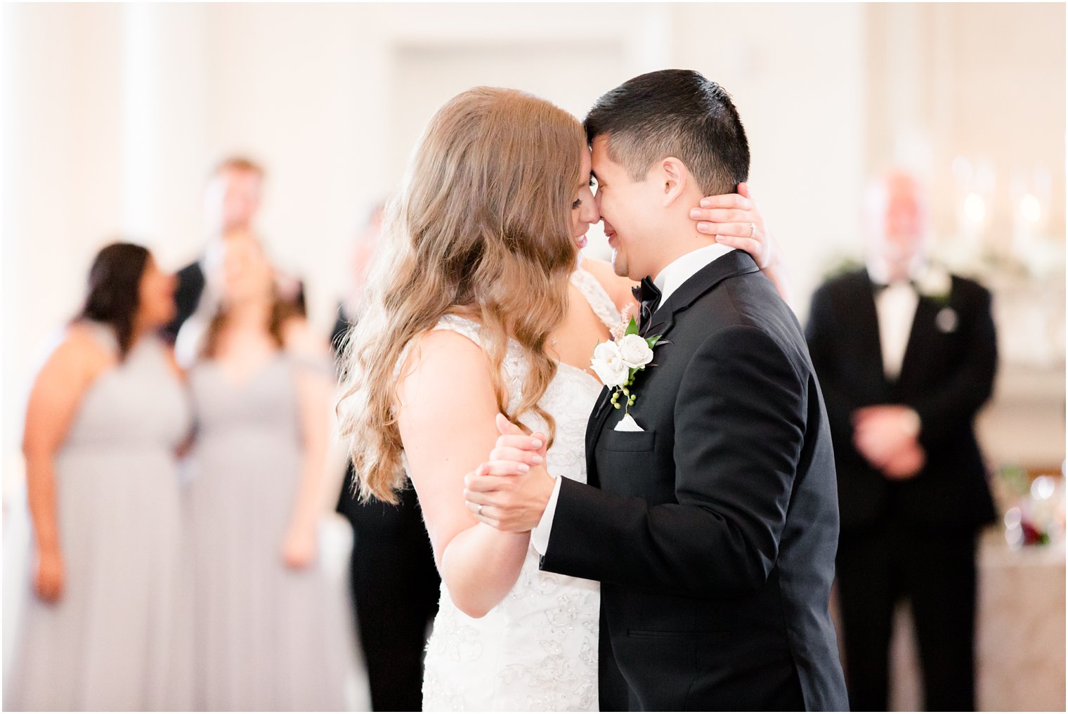 romantic bride and groom photo