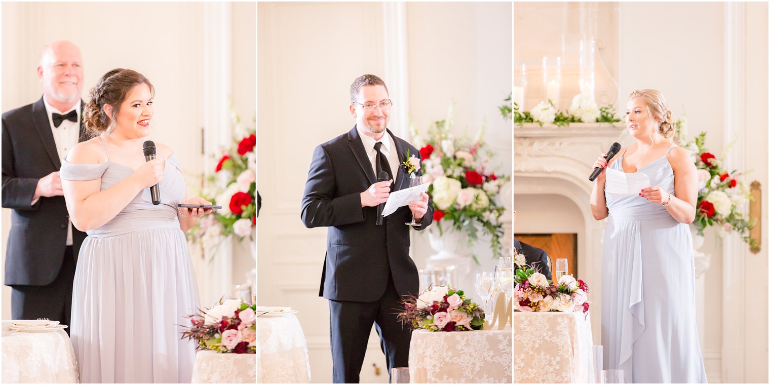 toasts at Park Chateau wedding