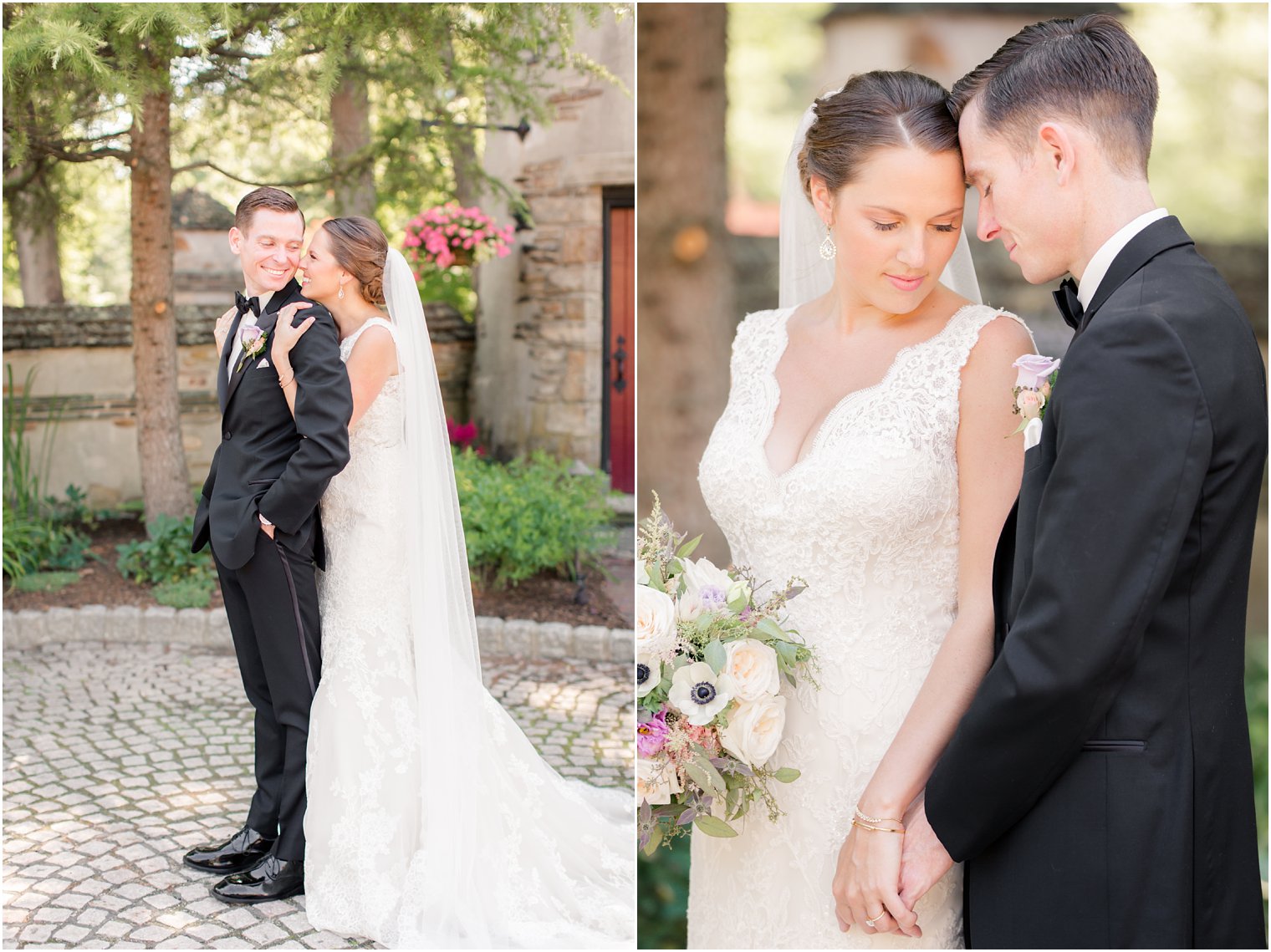 intimate moments between bride and groom at Pleasantdale Chateau