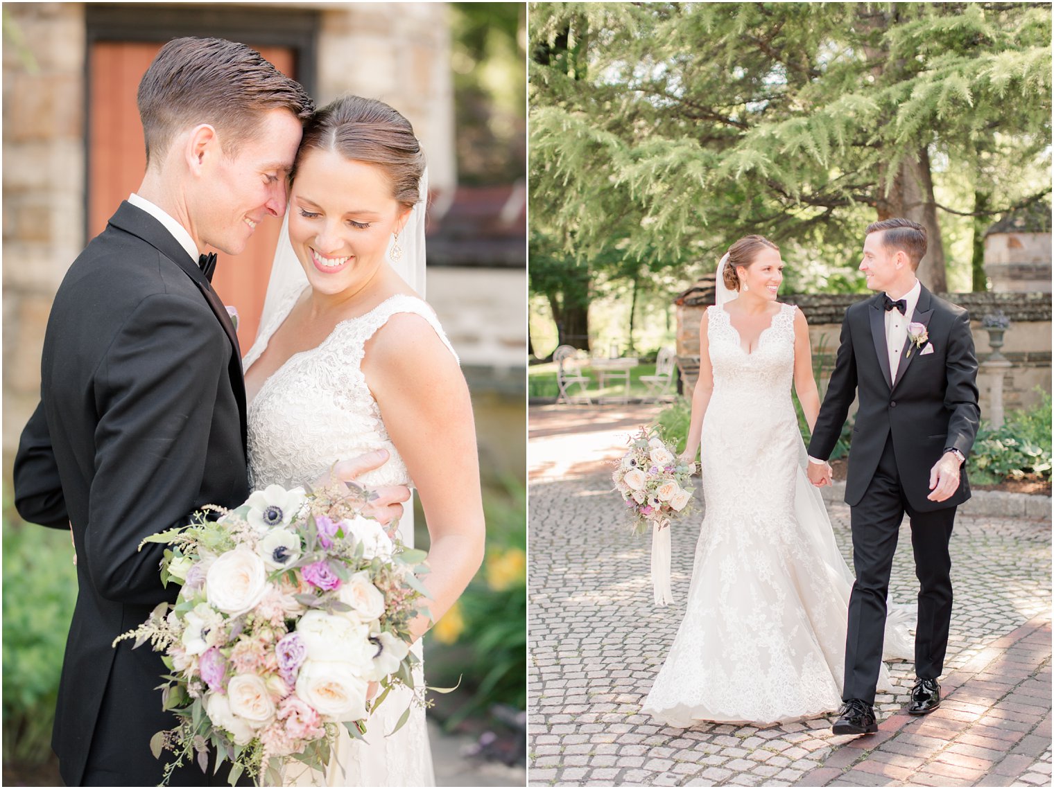 candid moments between bride and groom