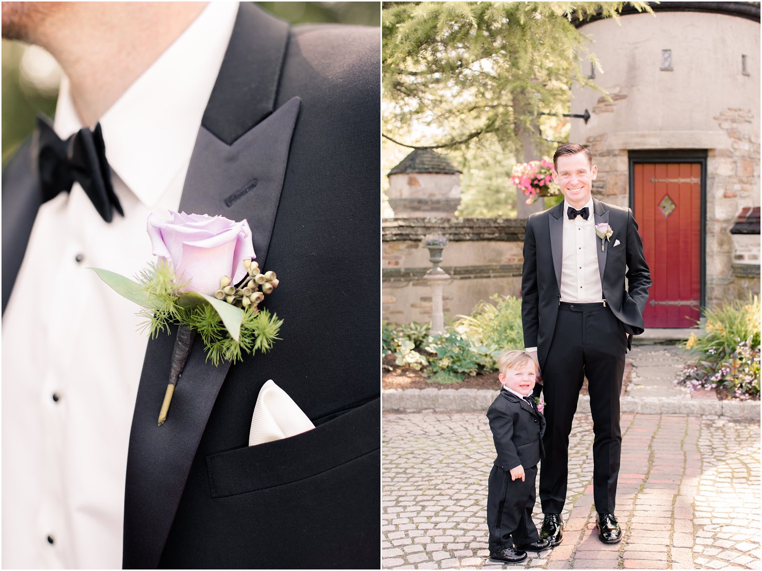 groom and ring bearer