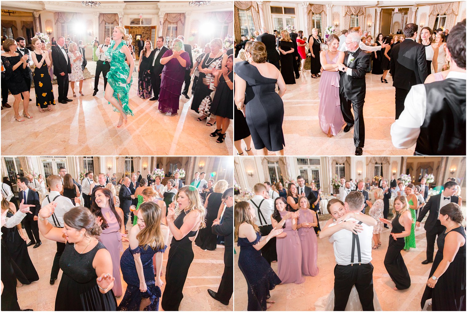 wedding reception dancing with Hank Lane Band at Pleasantdale Chateau