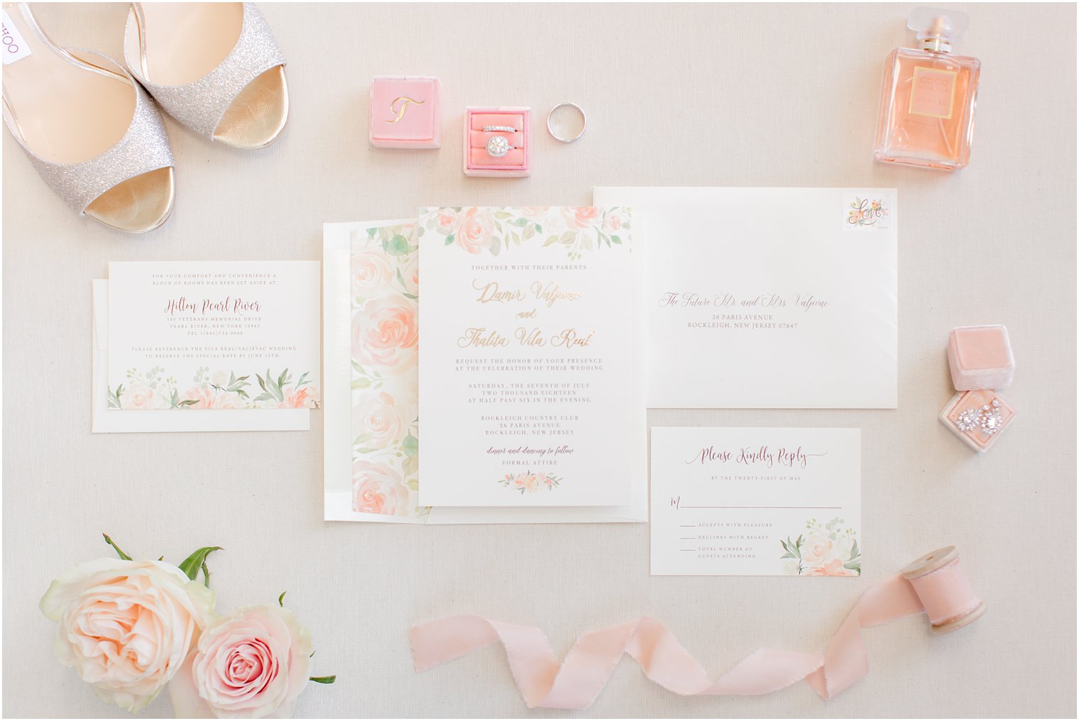 Wedding invitation by Perfectly Invited