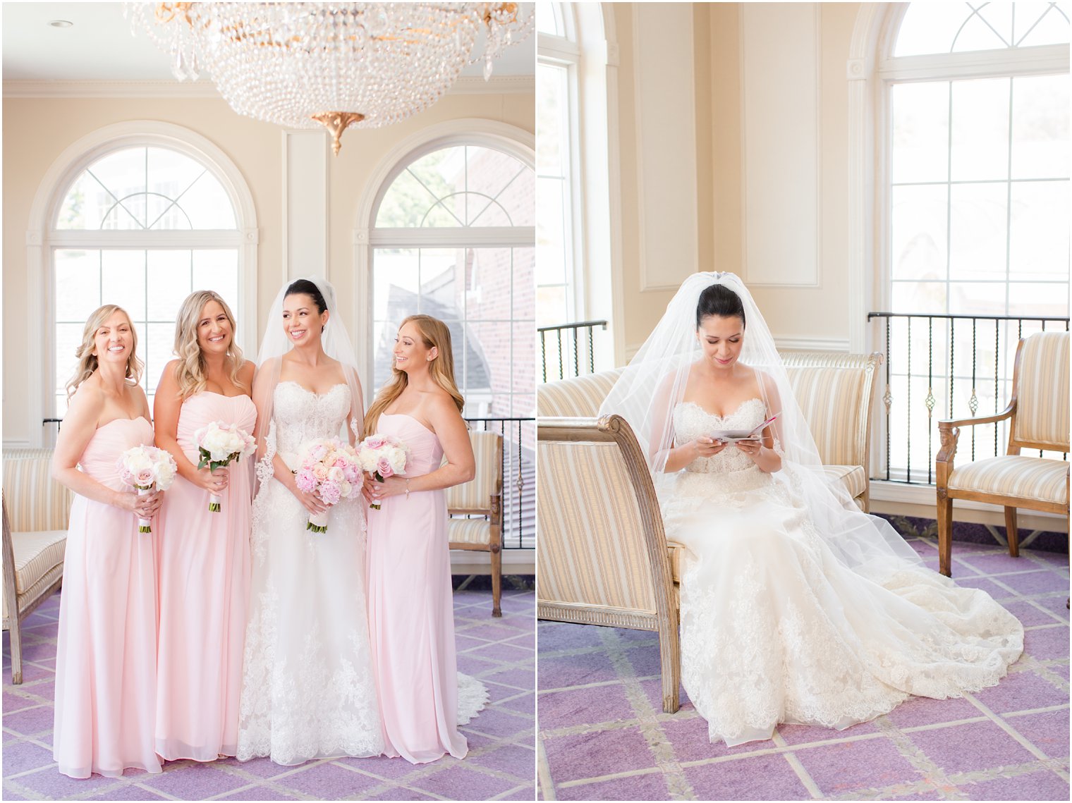 bride and bridesmaids