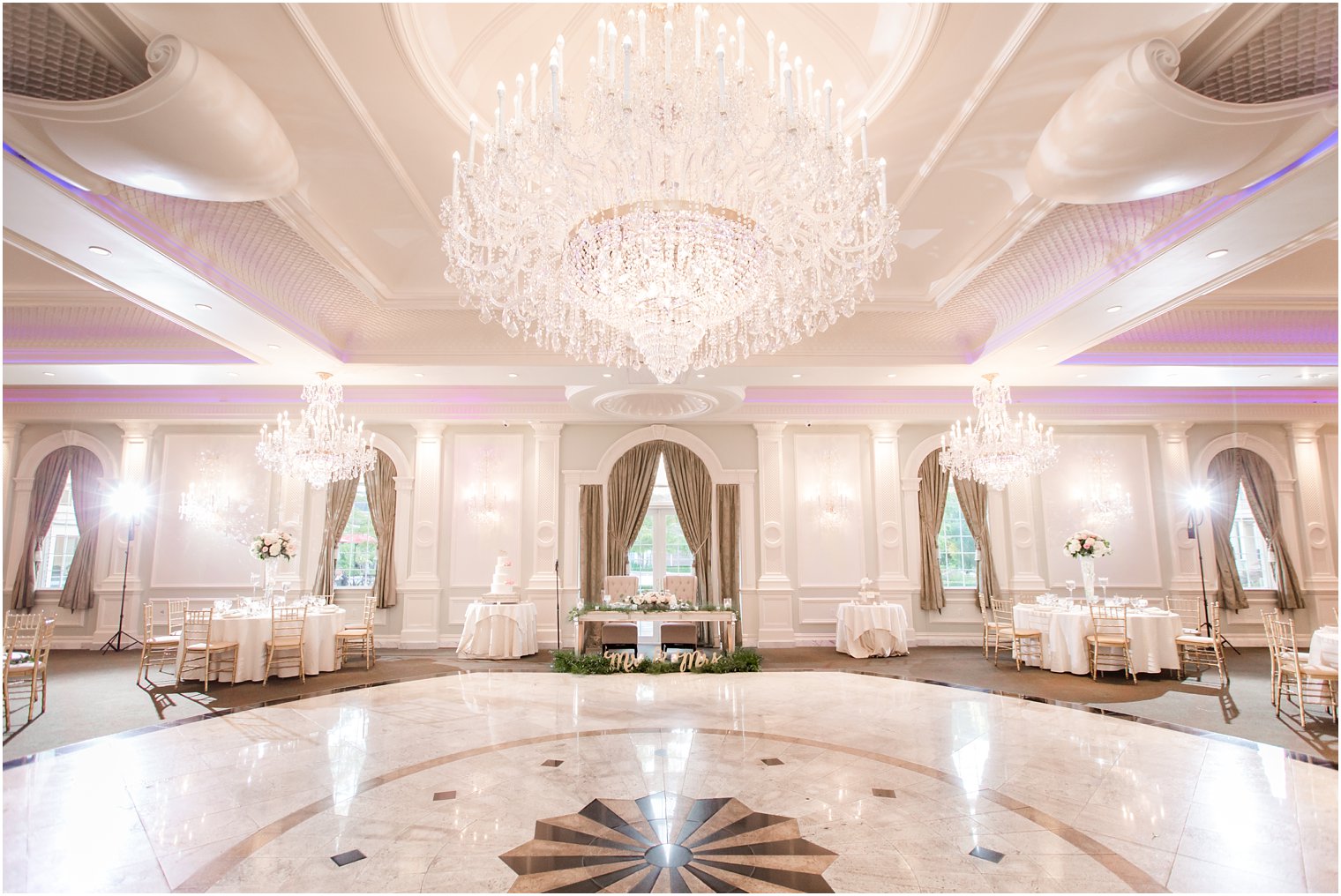 sweetheart table at Rockleigh Country Club