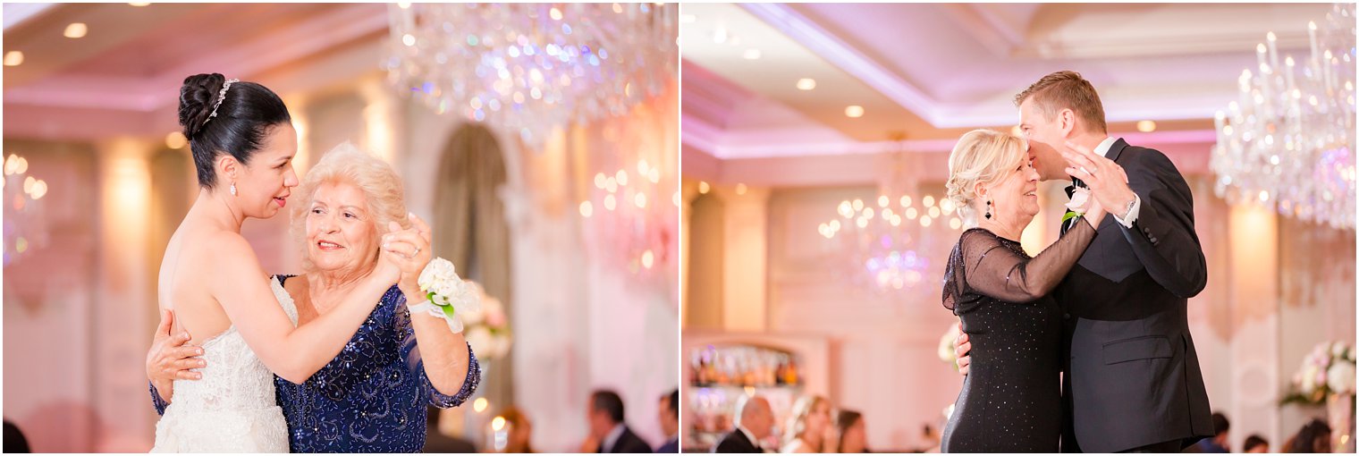 guests dancing at wedding reception at Rockleigh Country Club