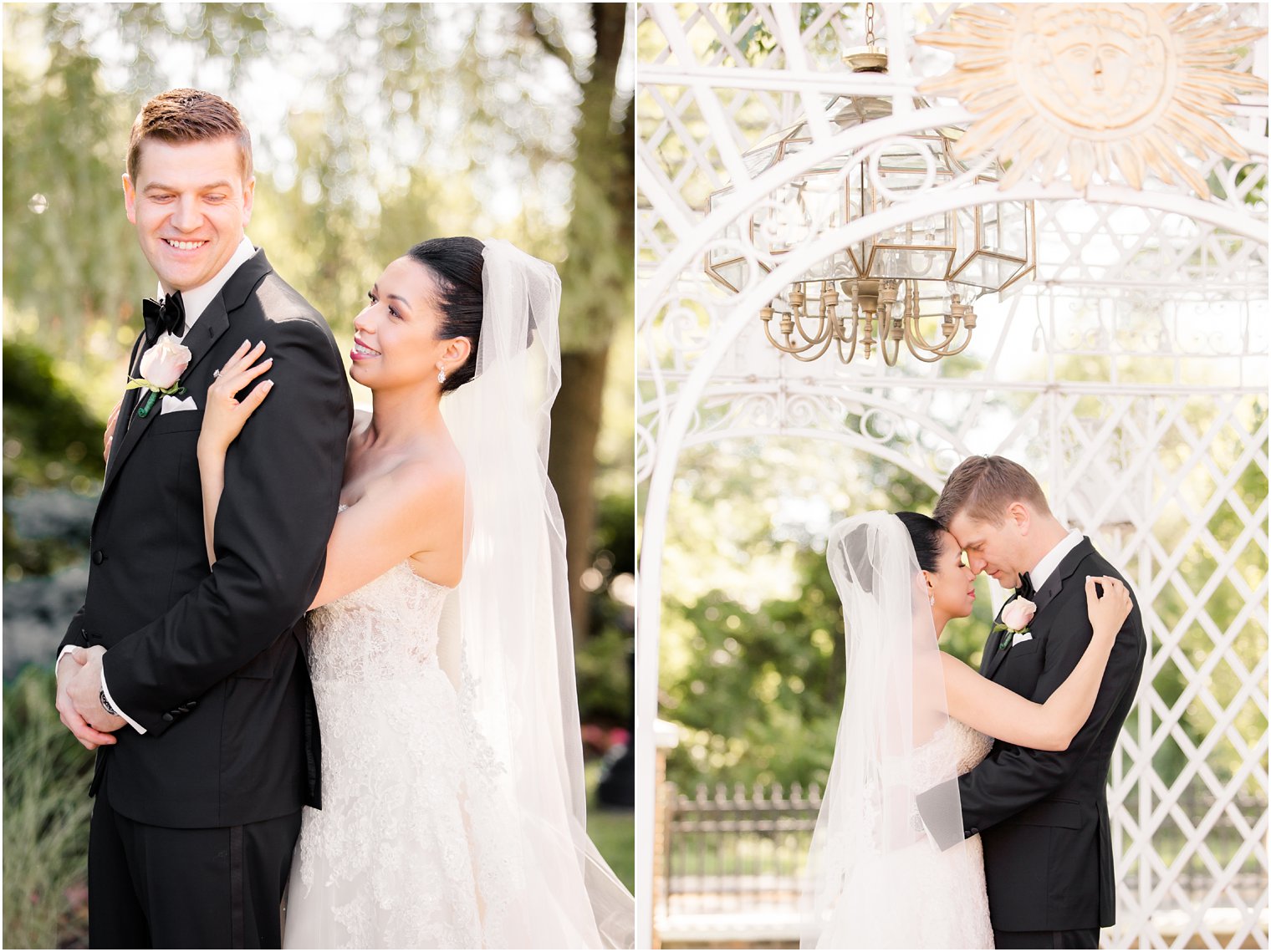 elegant couple at Rockleigh Country Club