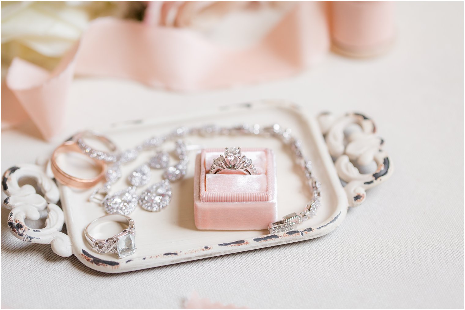 Wedding jewelry for a timeless bride