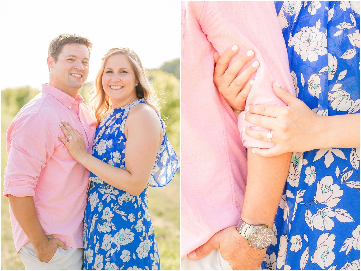 Summer engagement session Laurita Winery by Idalia Photography