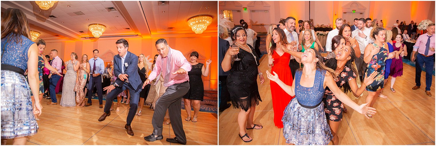 dancing at Ocean Place Resort and Spa wedding reception