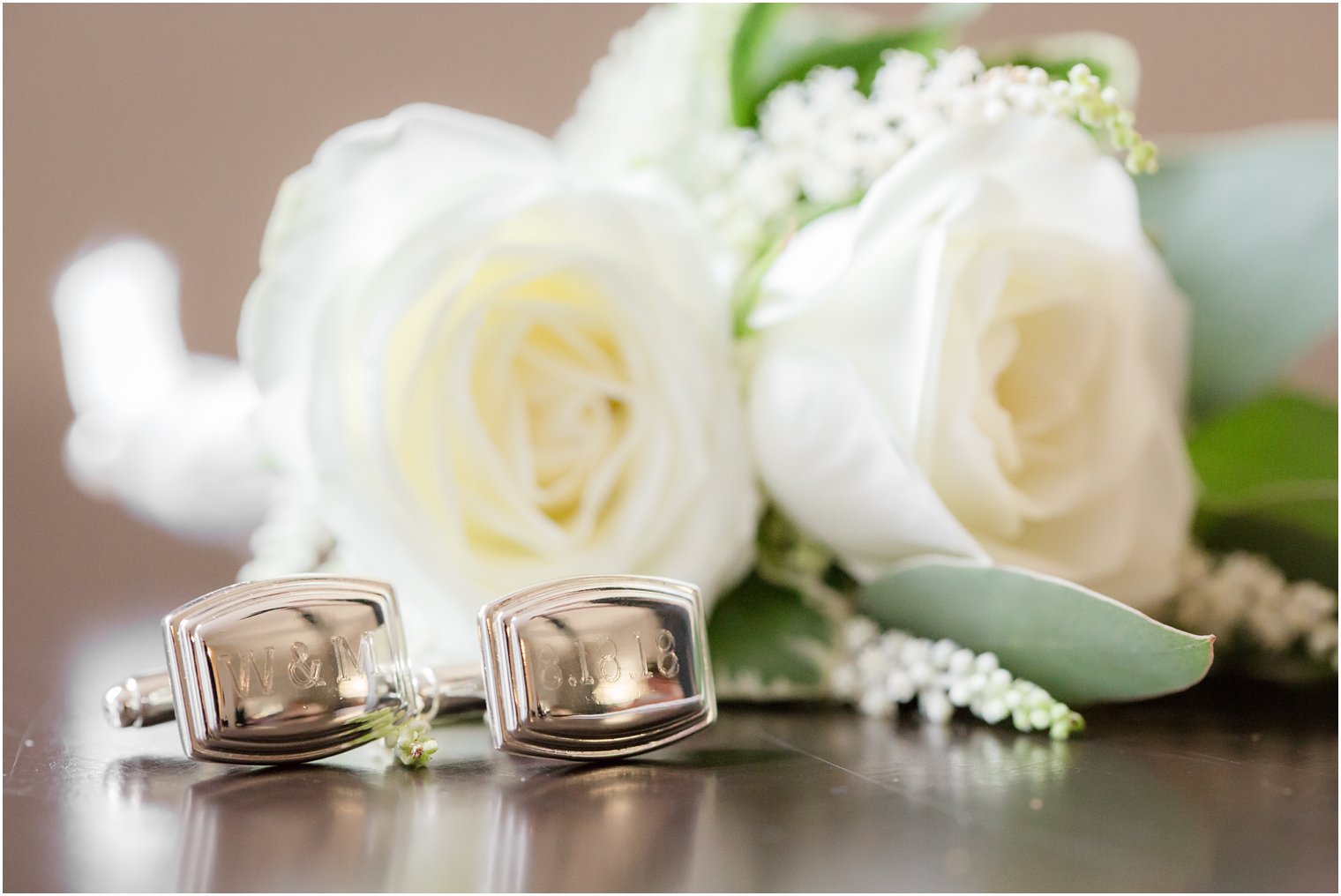 custom cufflinks for groom Park Savoy Estate wedding day