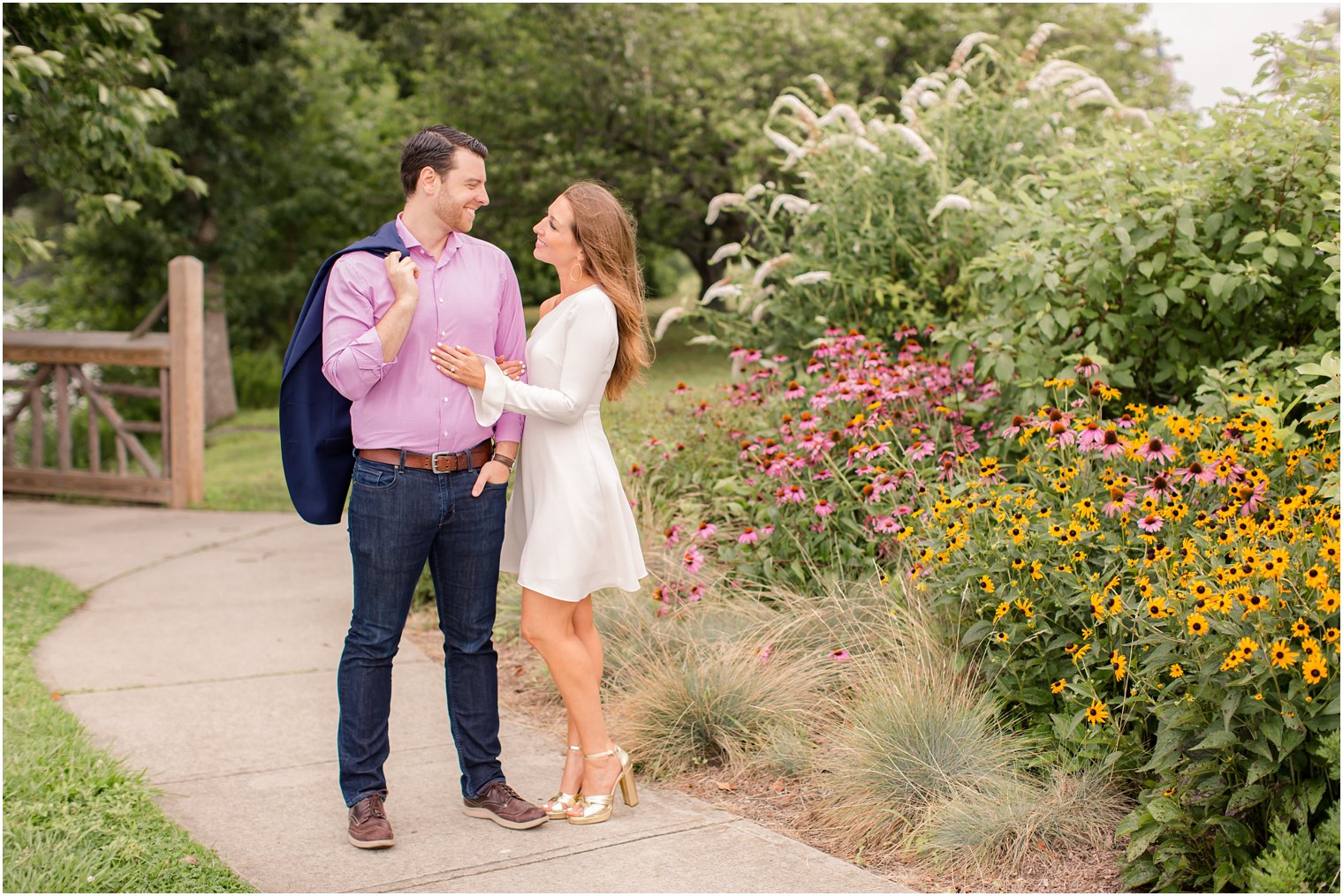 summer Spring Lake NJ engagement session by Idalia Photography