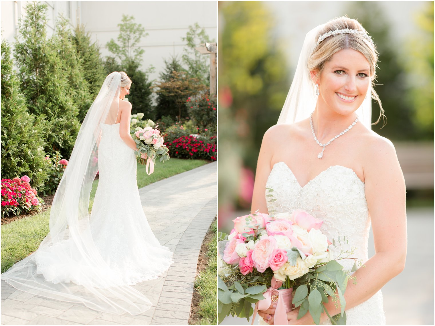 bride smiles for Idalia Photography at the Palace at Somerset Park