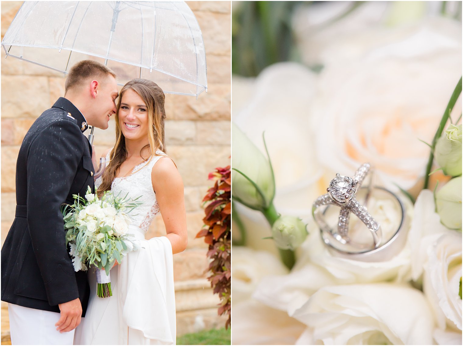 groom nuzzles new bride during wedding portraits at Jasna Polana