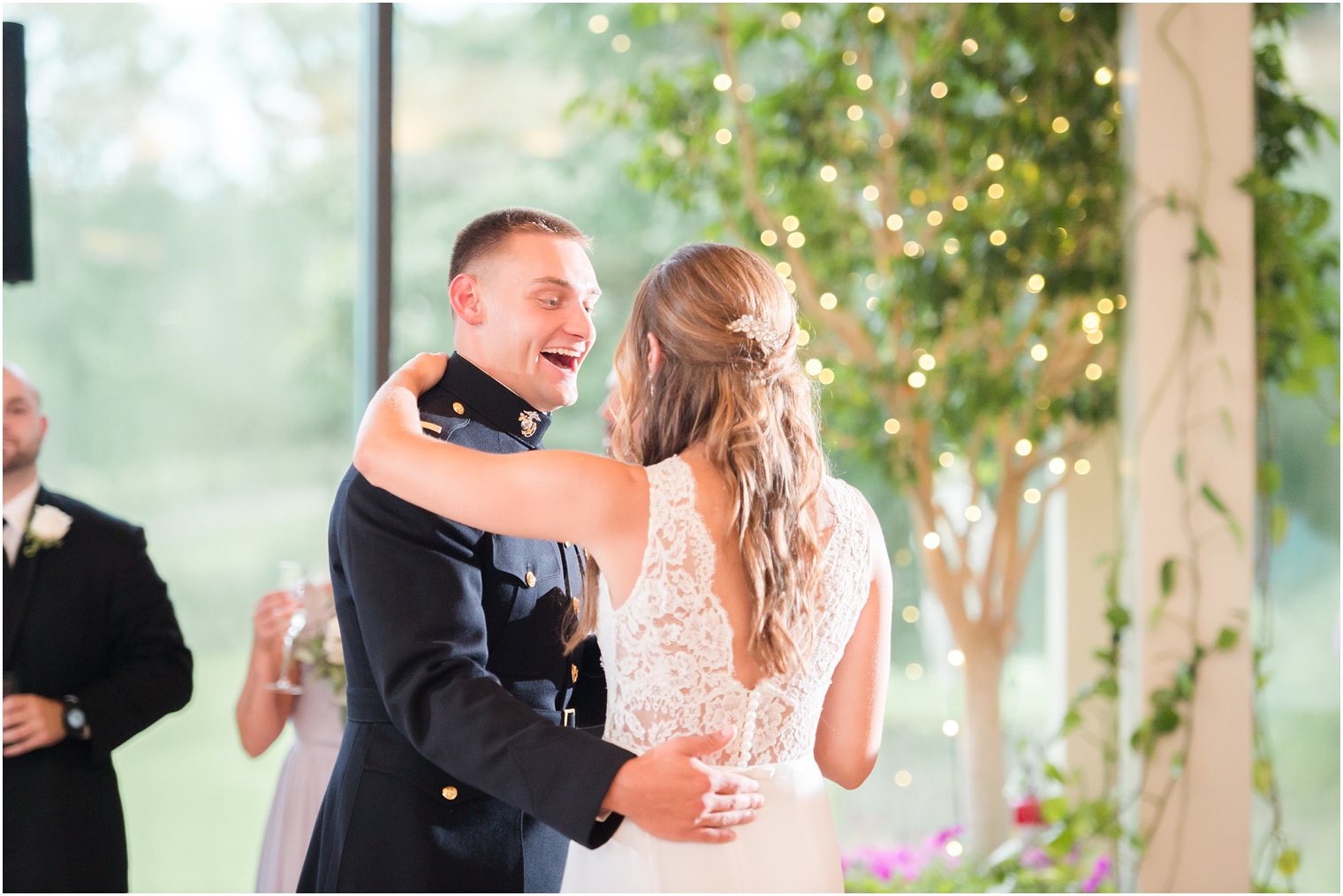 bride and groom first dance by DJ East Coast Entertainment Group at Jasna Polana