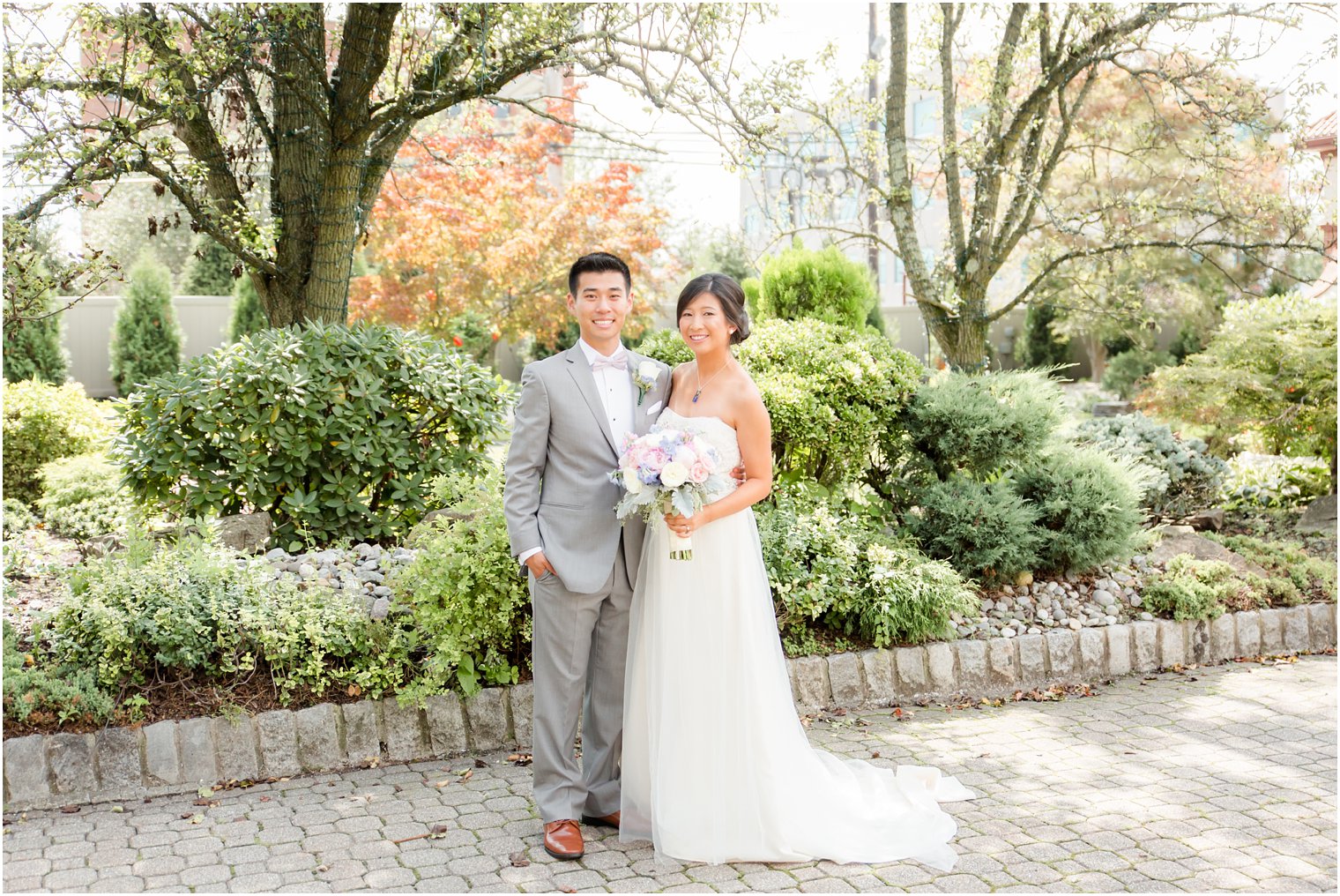 Summer wedding portrait at The Bethwood in New Jersey