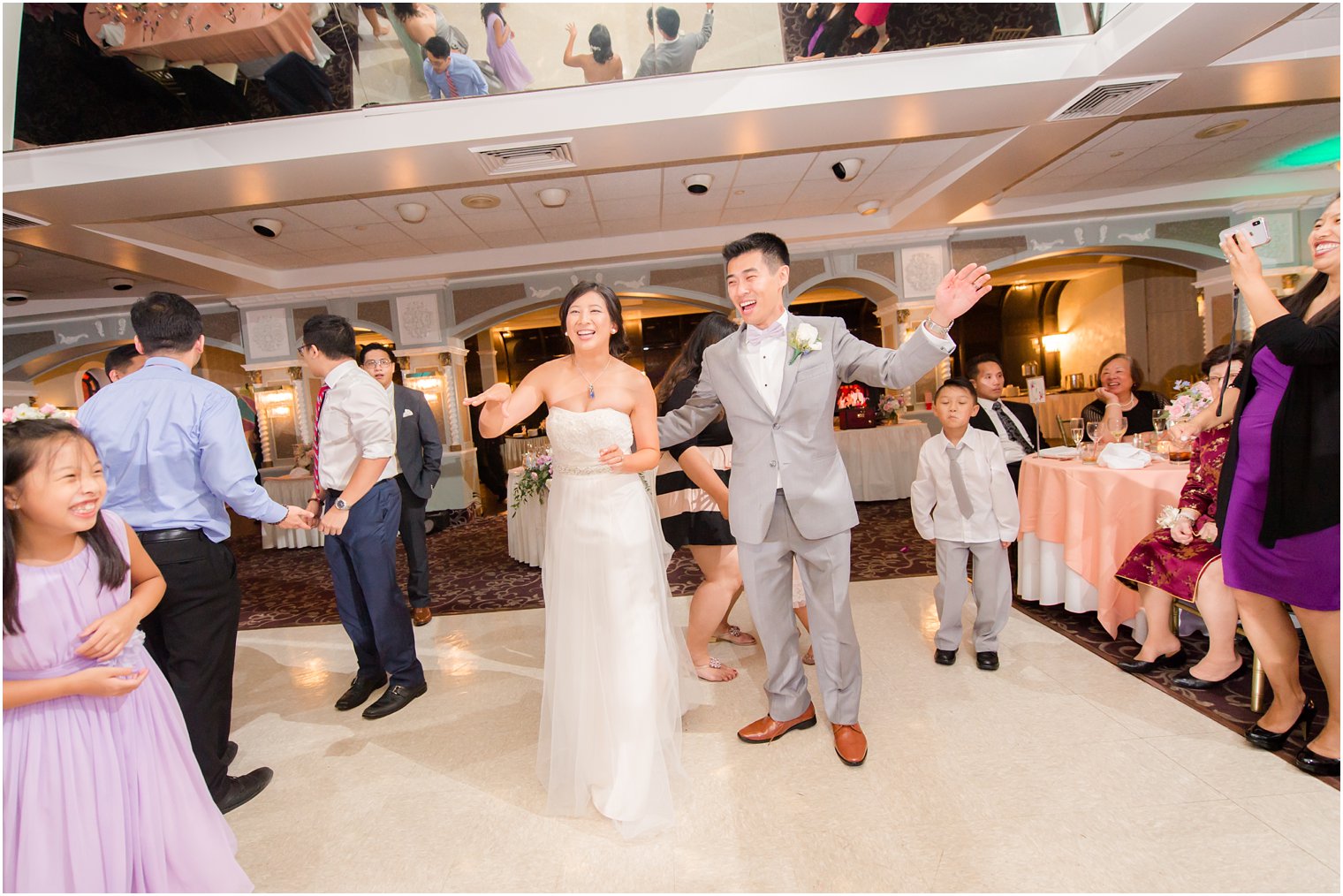 bride and groom enjoy reception at The Bethwood