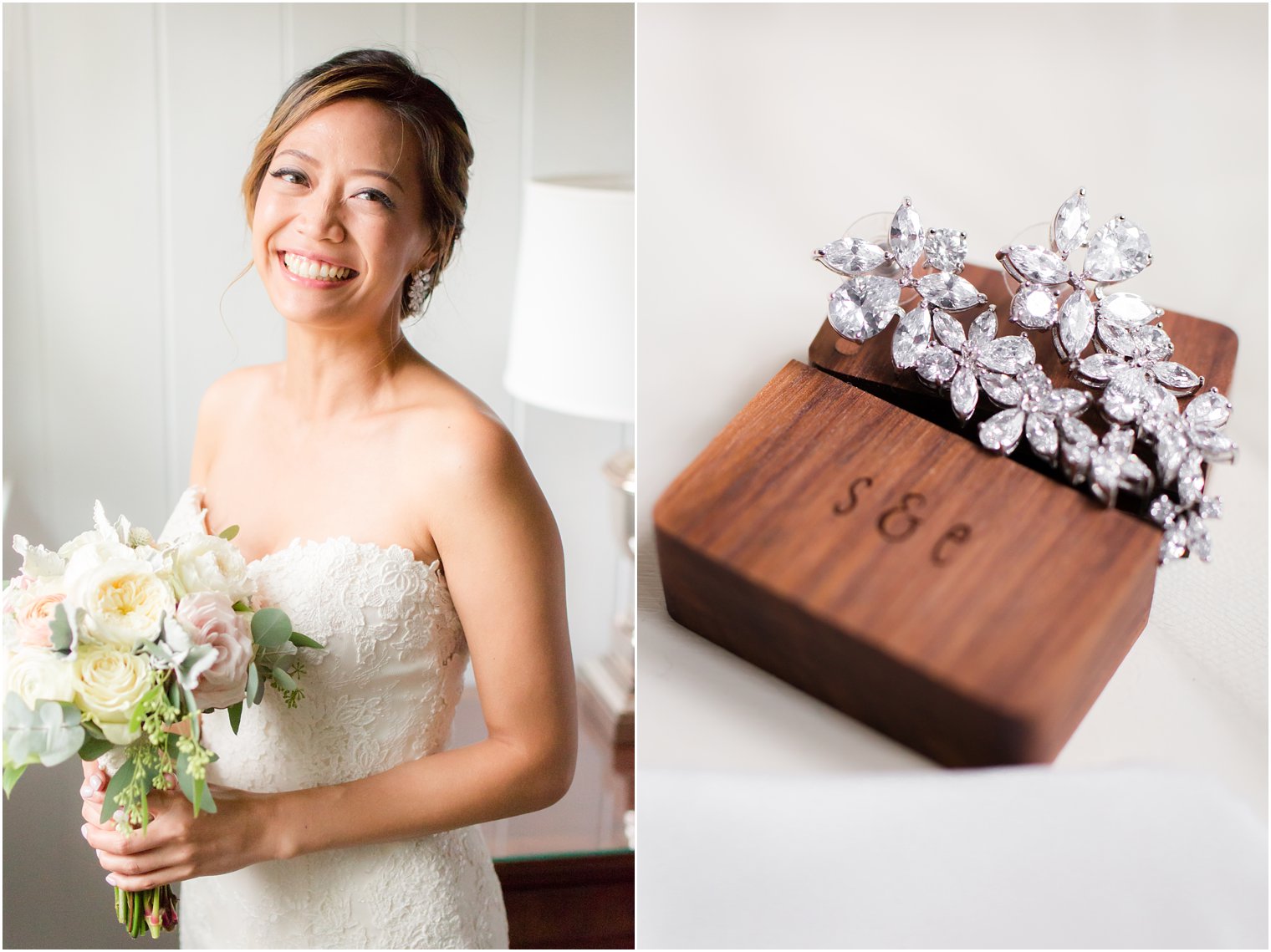 Classic bridal portrait for Chauncey Hotel wedding day photographed by Idalia Photography