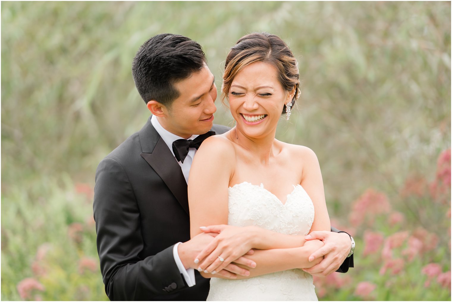 bride and groom photographed on wedding day at Chauncey Hotel by Idalia Photography