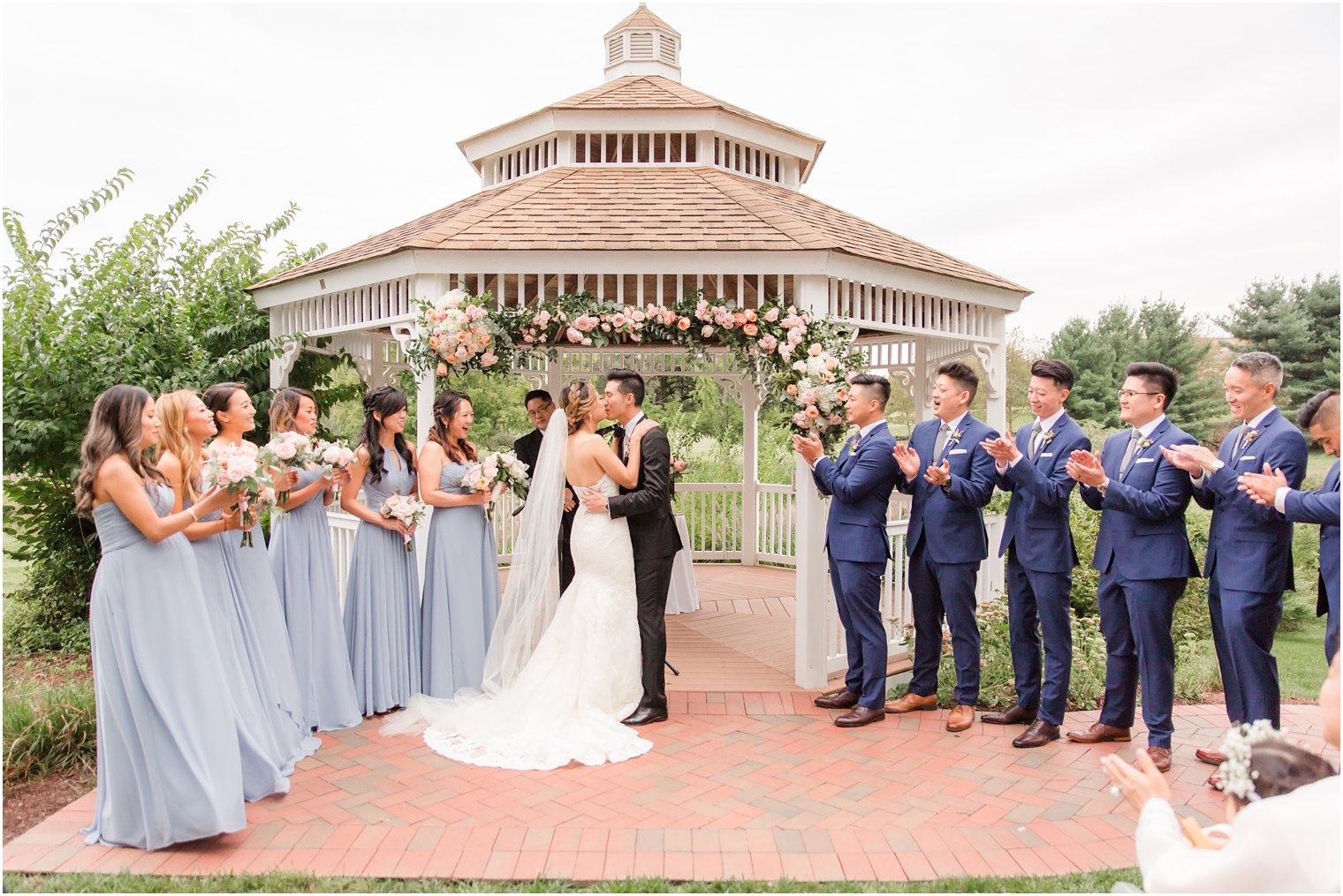 light blue wedding party inspiration photographed by Idalia Photography at Chauncey Hotel