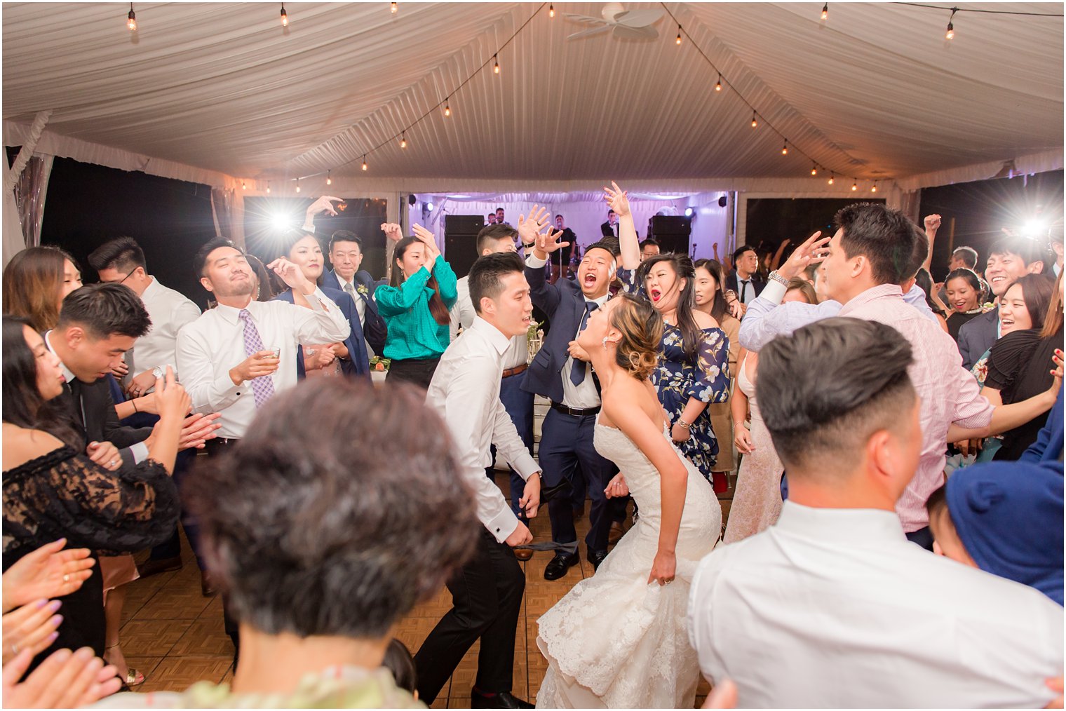 reception party at Chauncey Hotel photographed by Idalia Photography