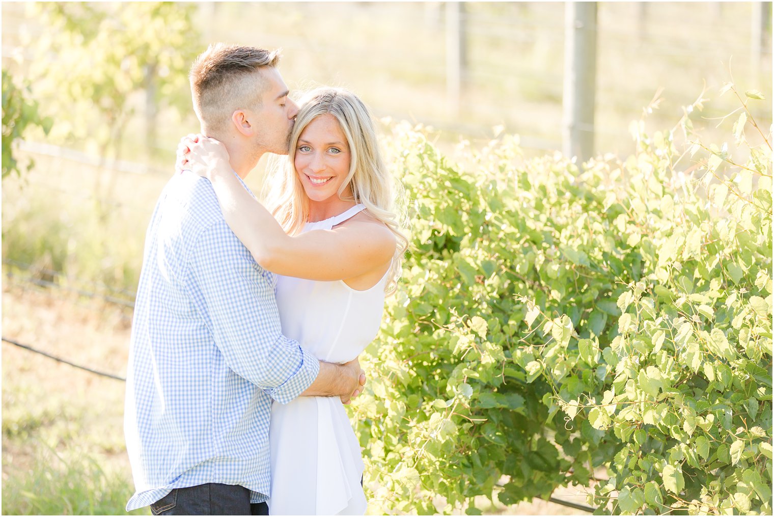 engagement portraits at Laurita Winery by Idalia Photography