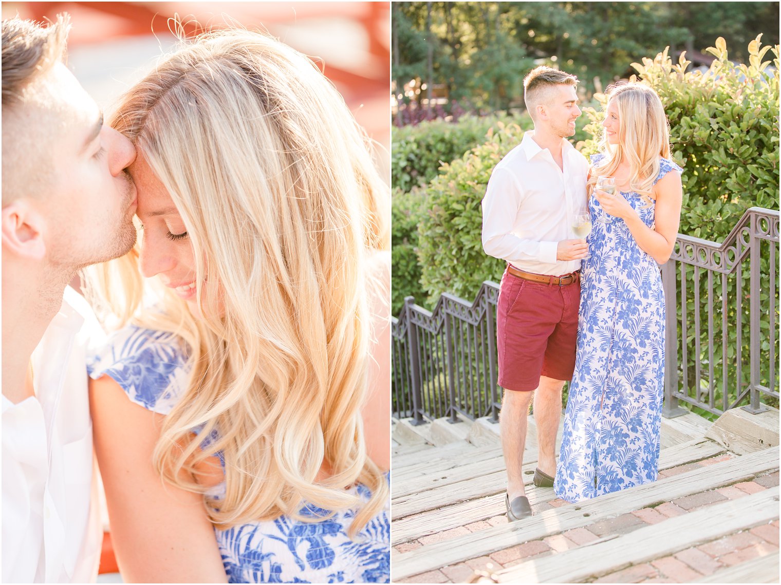 outdoor engagement session with New Jersey wedding photographer Idalia Photography