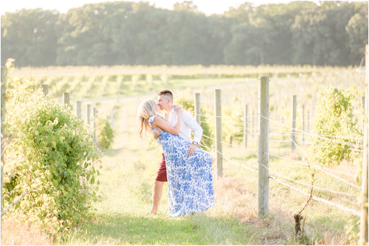 NJ engagement session at Laurita Winery