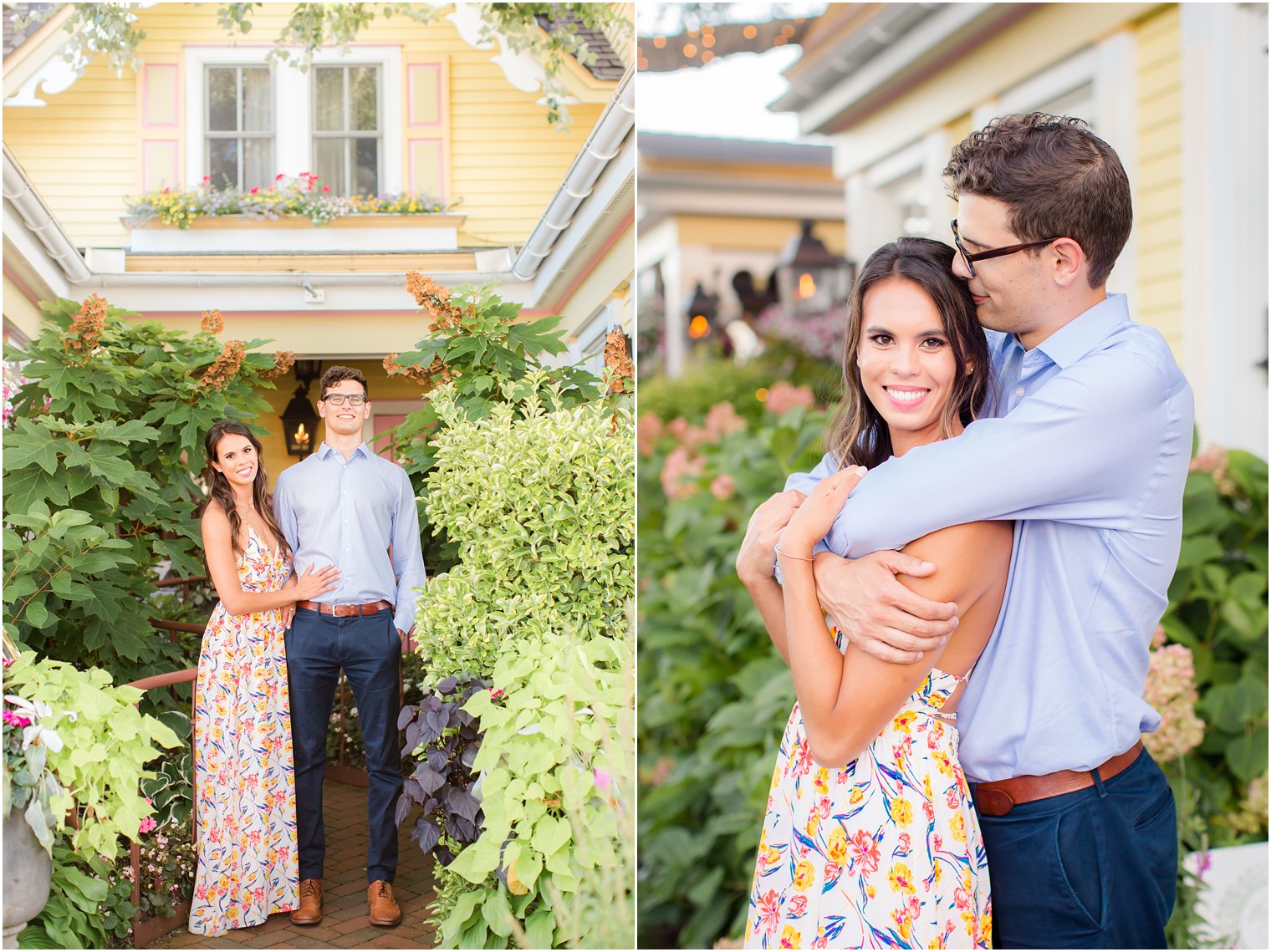 colorful LBI engagement session with Idalia Photography