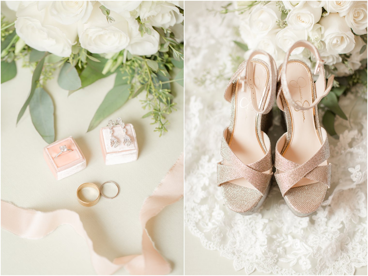 blush wedding details for Legacy Castle wedding day photographed by Idalia Photography