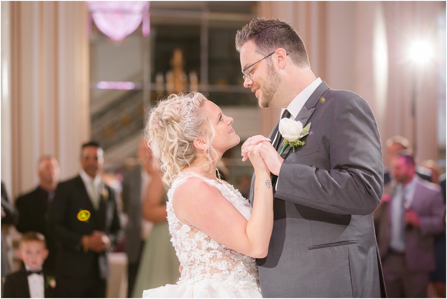 first dance as husband and wife at Legacy Castle by Idalia Photography