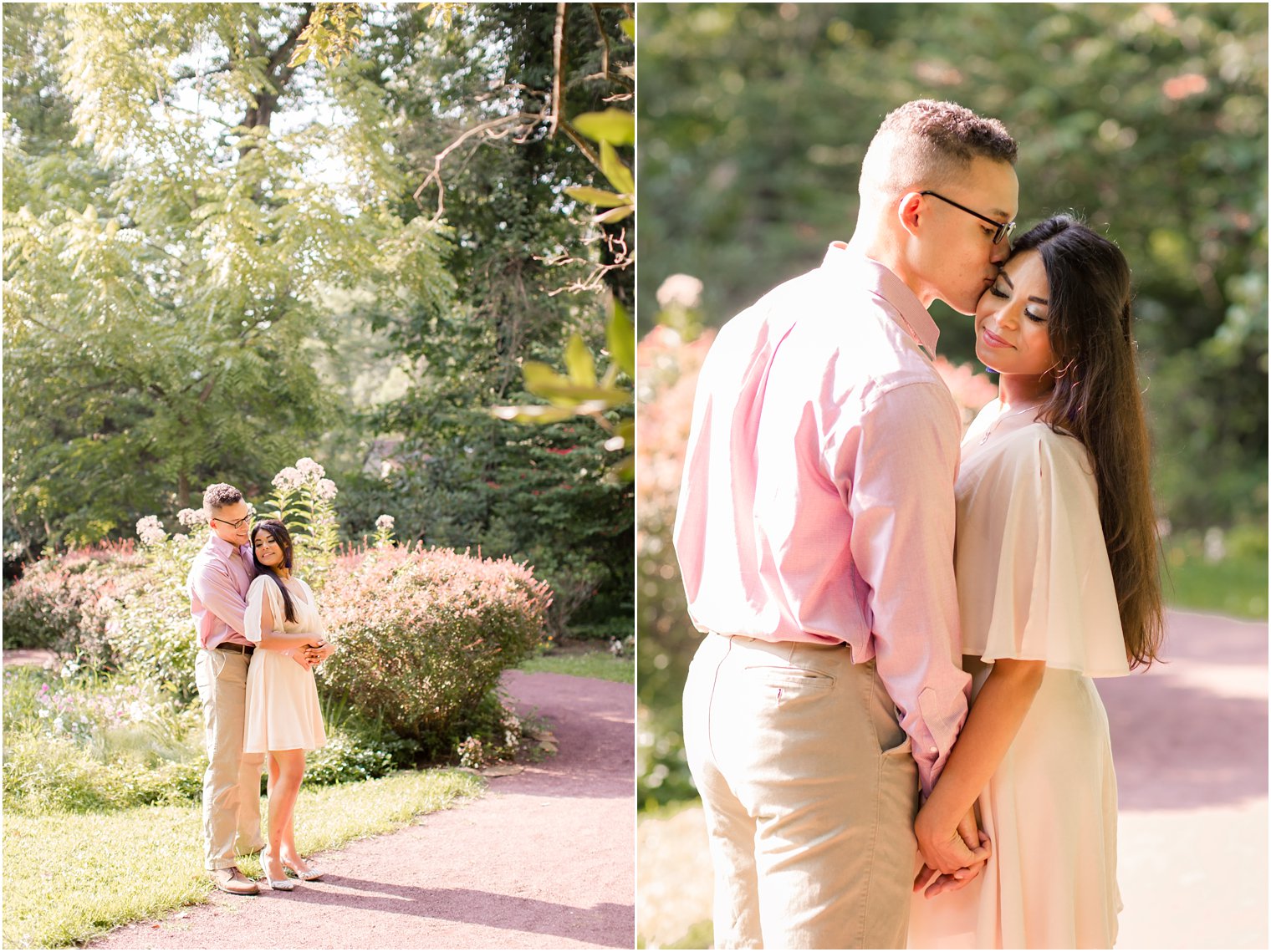 engagement session at Sayen Gardens by Idalia Photography