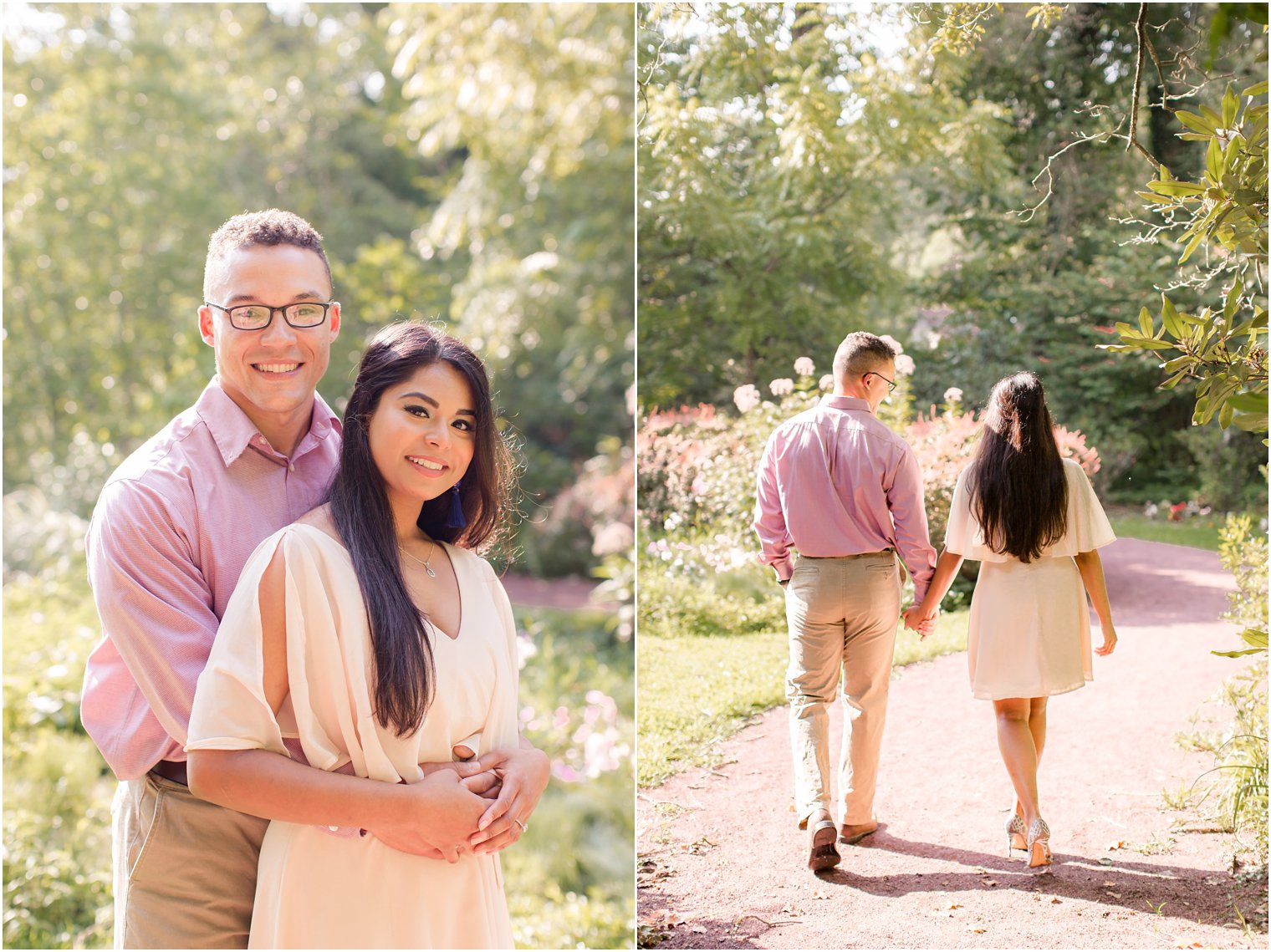 engagement portraits by Idalia Photography at Sayen Gardens