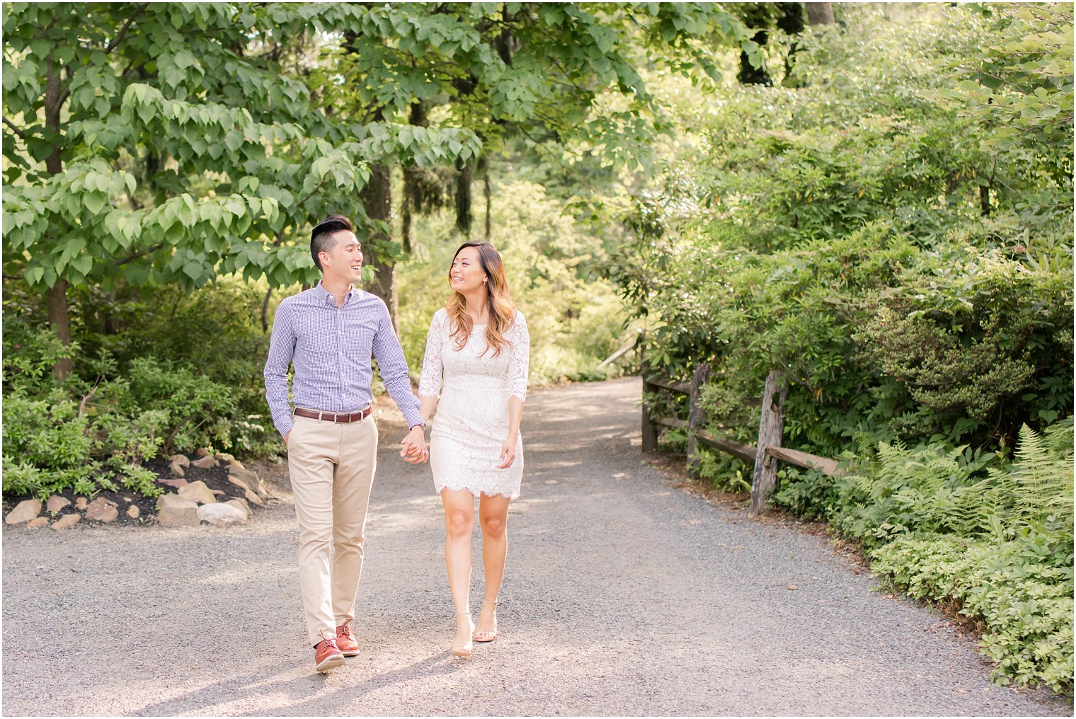 Sayen House and Gardens engagement session photographed by Idalia Photography associate photographer Jocelyn