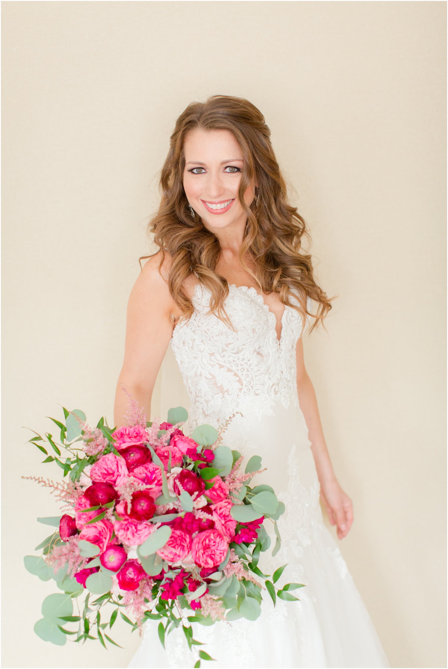 stunning bride on wedding day