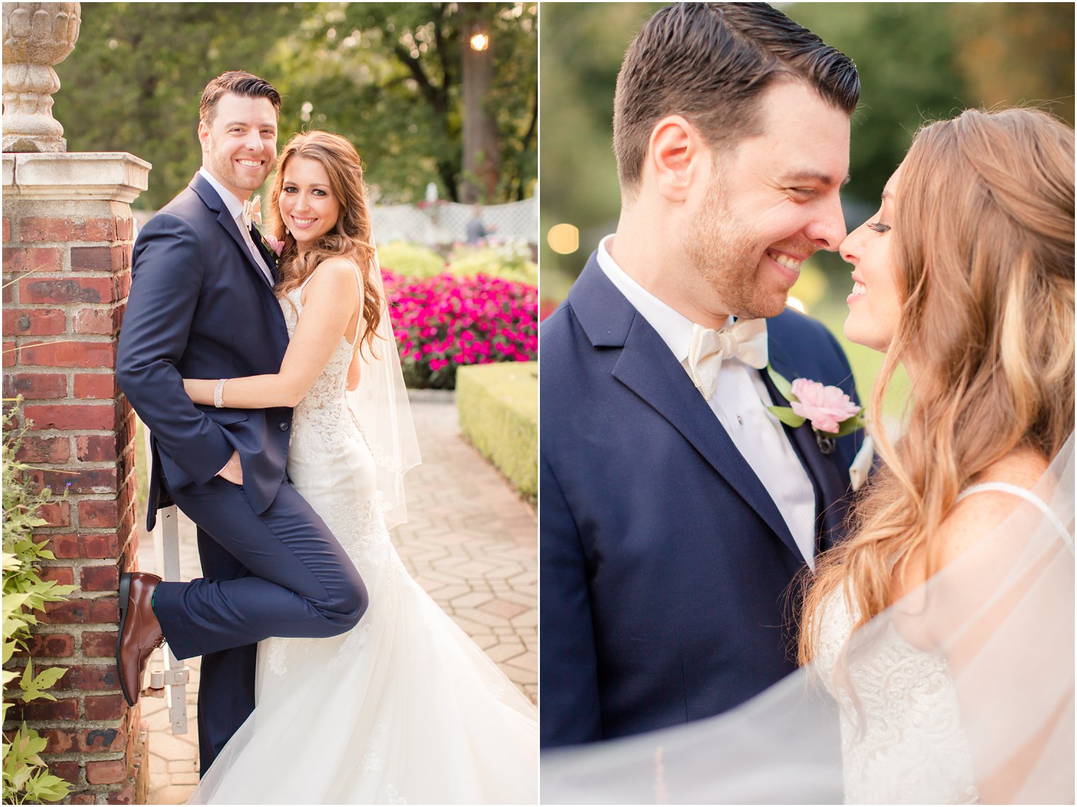 bride and groom photo at Shadowbrook in Shrewsbury