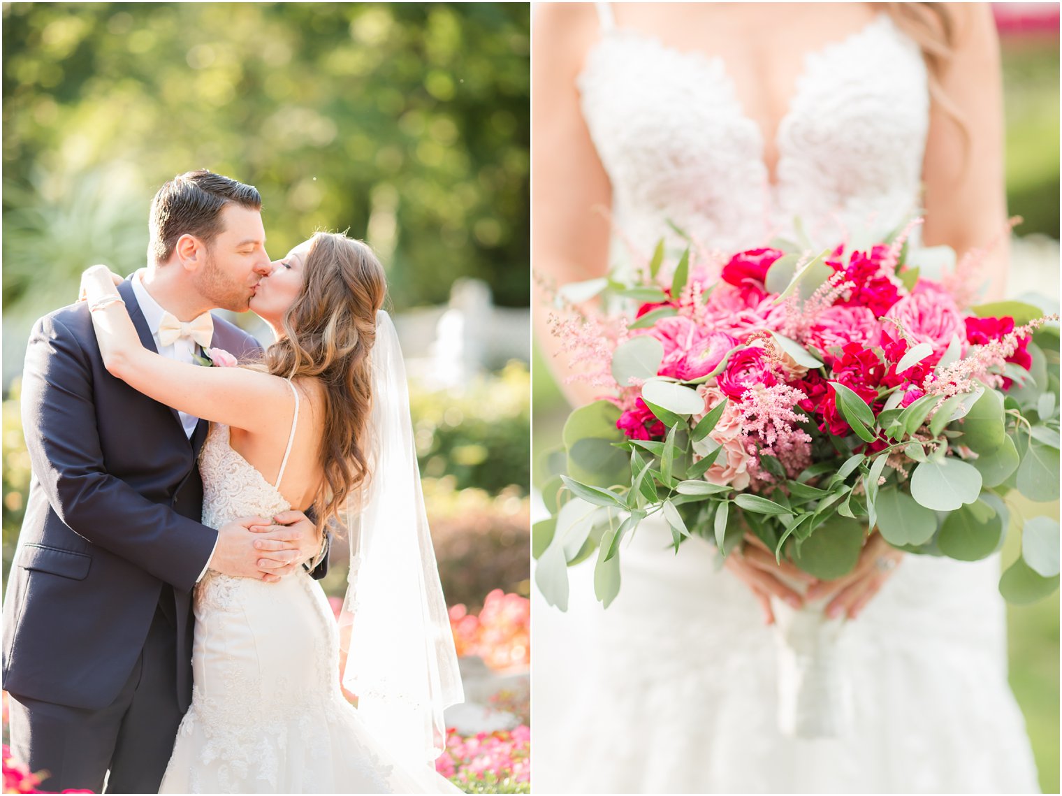 romantic photos of bride and groom