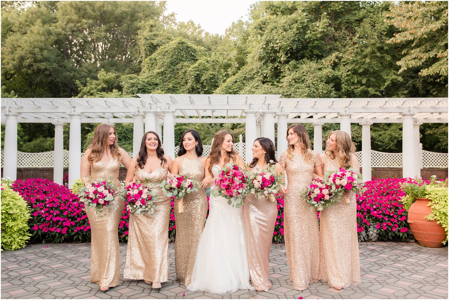 bridesmaids at Shadowbrook