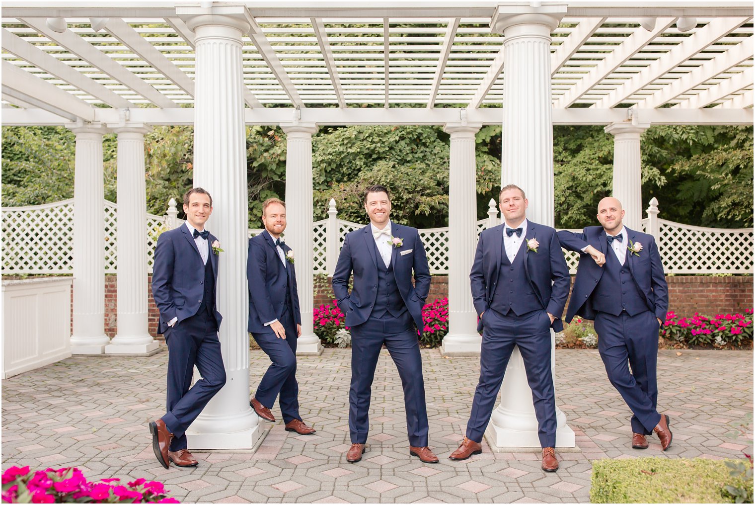 posed photo of groomsmen
