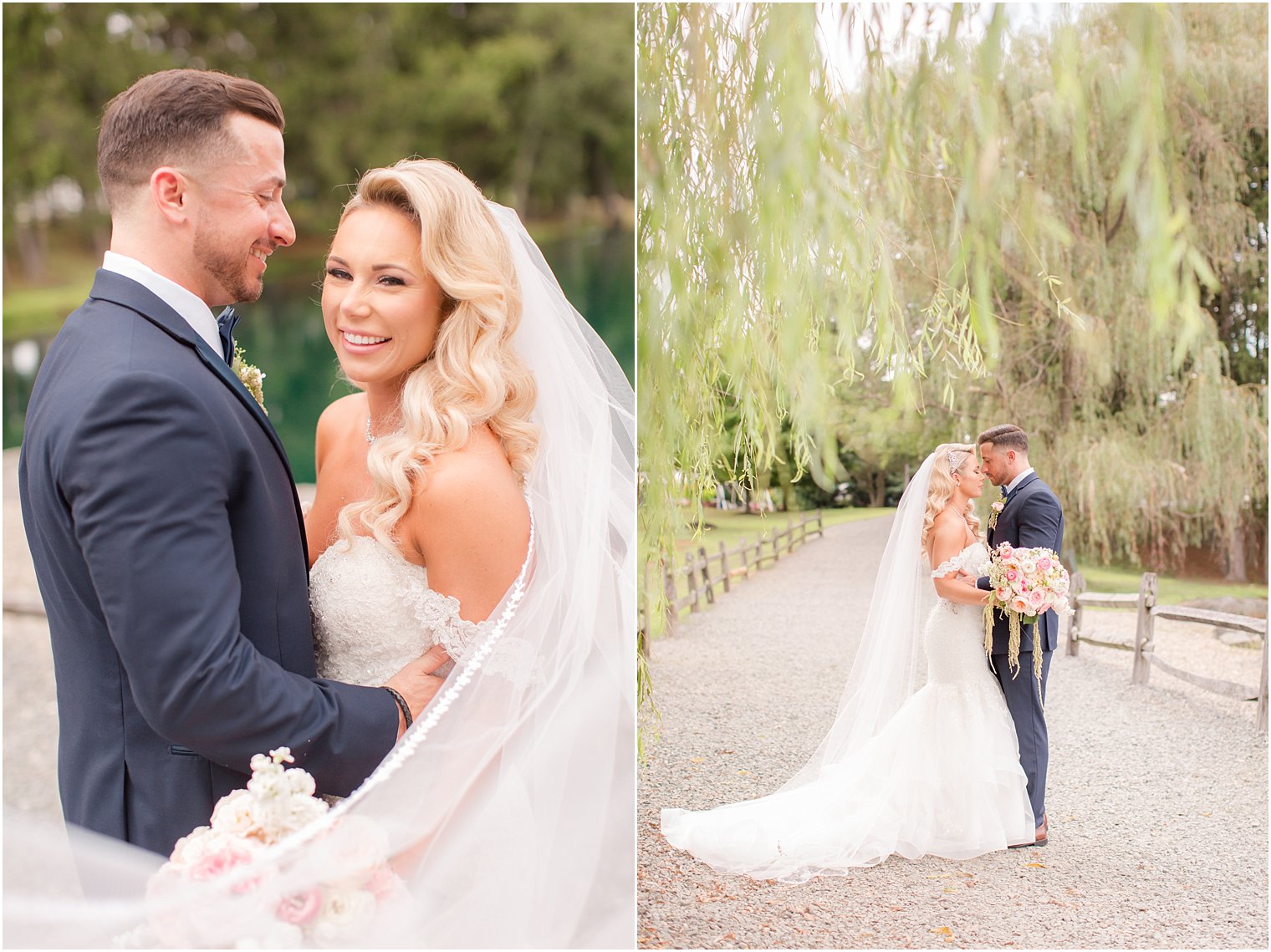 romantic wedding day at Windows on the Water at Frogbridge photographed by Idalia Photography