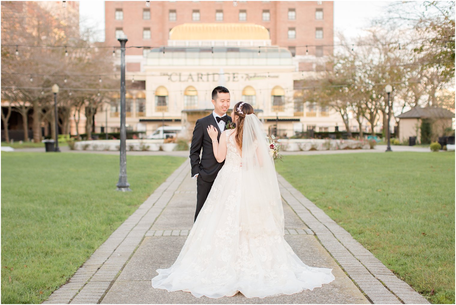 Wedding photos at Claridge Hotel 